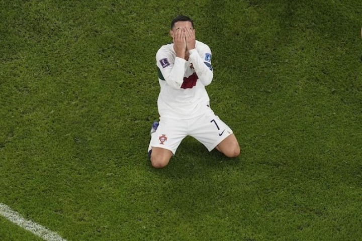 Potret Cristiano Ronaldo yang Berencana untuk Pensiun dari Timnas Portugal usai Gagal di Piala Dunia 2022 (Bola.net/Foto)