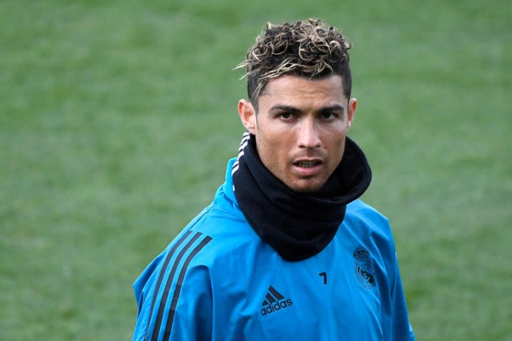 Cristiano Ronaldo terlihat sedang berlatih di Real Madrid usai dipecat Manchester United /Getty Images
