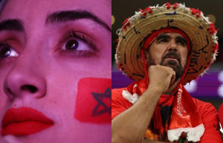 Tak ada air mata dan kesedihan di wajah suporter Maroko usai Singa Atlas kandas meraih juara di Piala Dunia 2022 