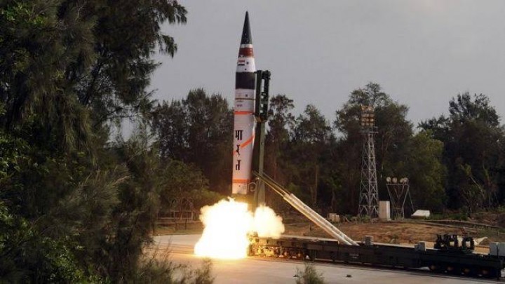 India Uji Coba ICBM Berkemampuan Nuklir di Tengah Ketegangan dengan China (net)