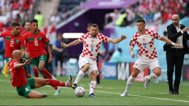 Potret Timnas Kroasia di Piala Dunia 2022 Qatar. (Kompas.com/Foto)