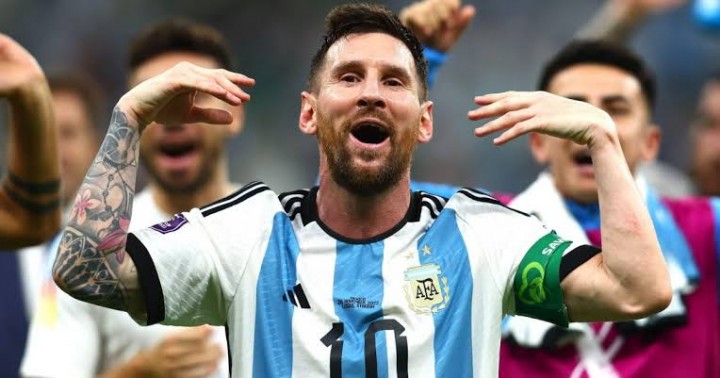 Potret Lionel Messi di Piala Dunia 2022. (Bola.net/Foto)