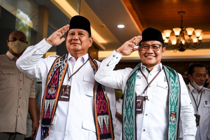 Prabowo Subianto dan Cak Imin