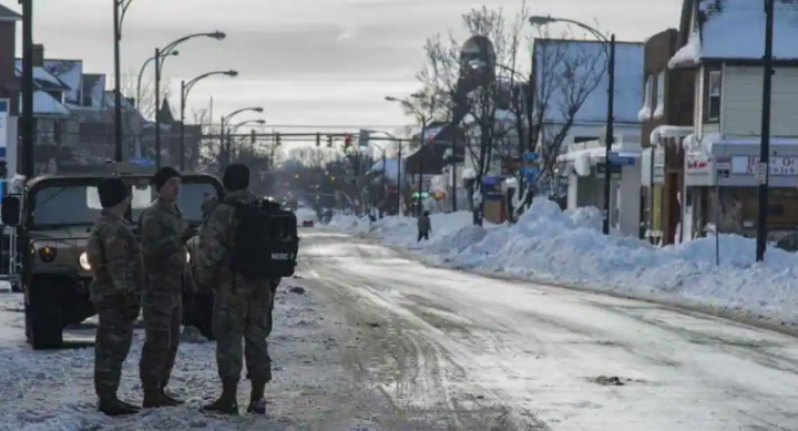 Badai Salju yang menghantam Amerika Serikat menambah jumlah korban capai 61 jiwa /AFP