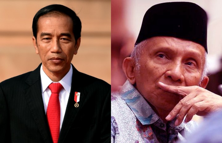 Sikap Amien Rais berbeda terhadap Jokowi /