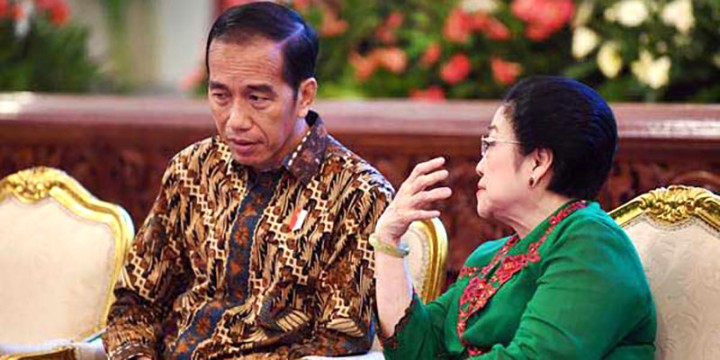Ketua Umum PDIP Megawati Soekarnoputri dan Presiden RI Joko Widodo. Sumber: Rmol