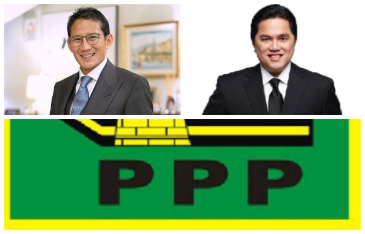 Nama Sandiaga Uno dan Erick Thohir masuk dalam bursa capres PPP 