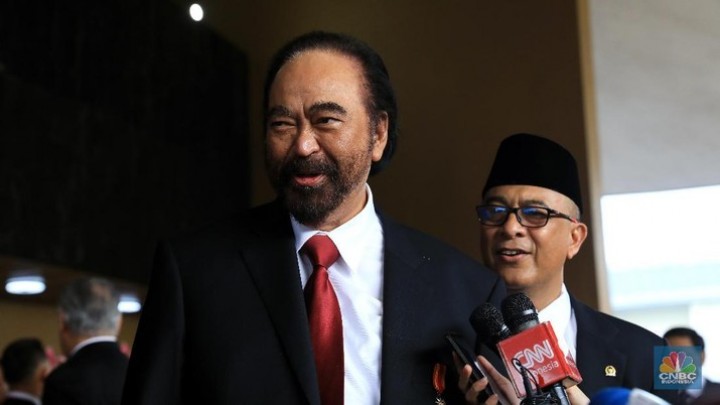 Potret Ketua Umum Partai NasDem, Surya Paloh. (CNBC Indonesia/Foto)