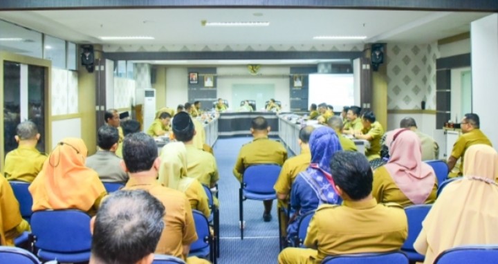 Rapat evaluasi APBD Kabupaten Bengkalis