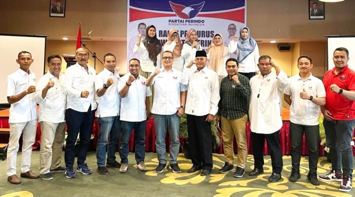DPW Partai Perindo Riau Rapat Konsolidasi Jelang Pemilu 2024