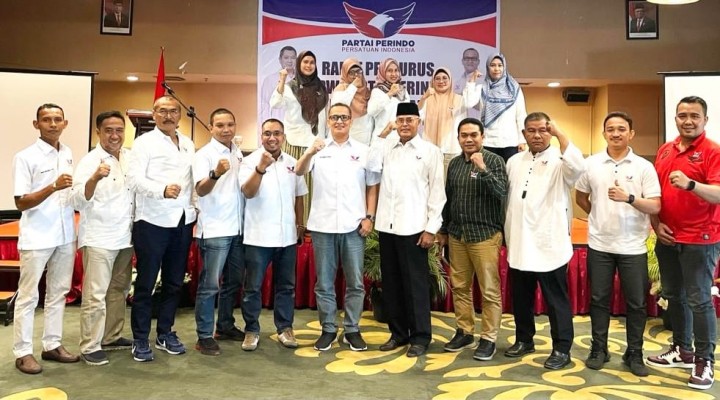 Gerak Cepat, DPW Partai Perindo Riau Gelar Rapat Konsolidasi Jelang Pemilu 2024 Sekaligus Umumkan Pengurus Baru