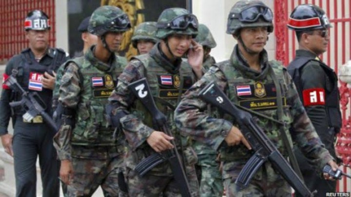 Potret Prajurit dari Kemiliteran Thailand. (BBC/Foto)
