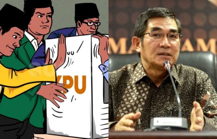 Hamdan Zoelva, mantan Ketua MK menyebutkan Indonesia harus kembali ke Sistem Proporsional Pemilu 2024 /