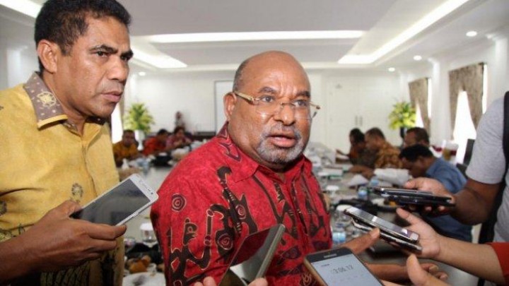 Potret Lukas Enembe, Gubernur Papua yang Ditangkap KPK dan Kekayaannya Disita Sebanyak Rp 33 Miliar. (Tribunnews.com/Foto)