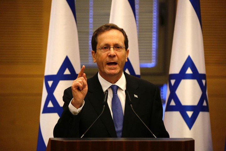 Potret Presiden Israel, Isaac Herzog. (Thejewishvoice.com/Foto)