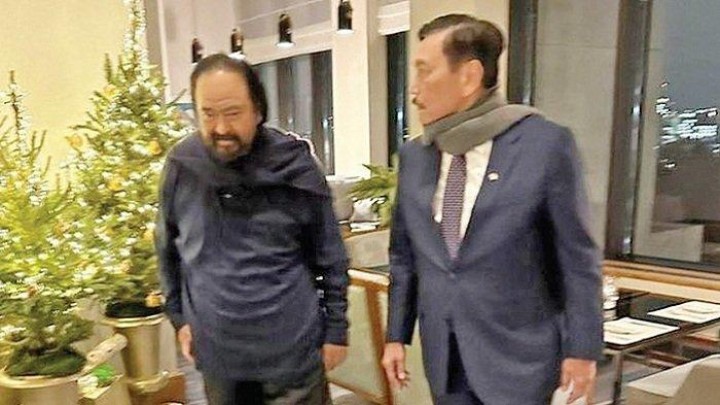 Surya Paloh dan Luhut Binsar Pandjaitan