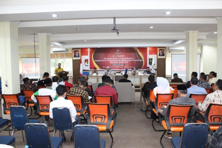 KPU Riau Uji Publik Rancangan Dapil DPRD Provinsi