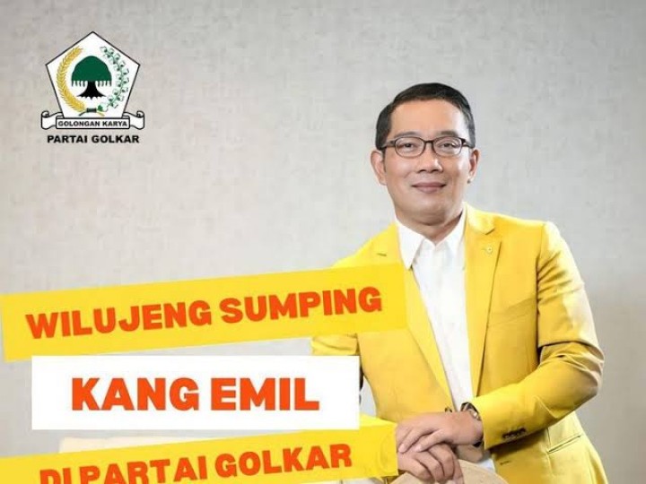 Setelah Gabung Golkar, Ridwan Kamil Diyakini Akan Mudah Maju Pilgub DKI Jakarta