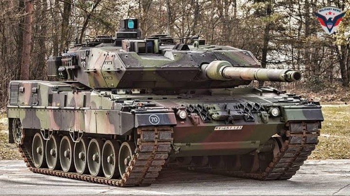 Potret Tank Leopard buatan Jerman. (detik.com/Foto)