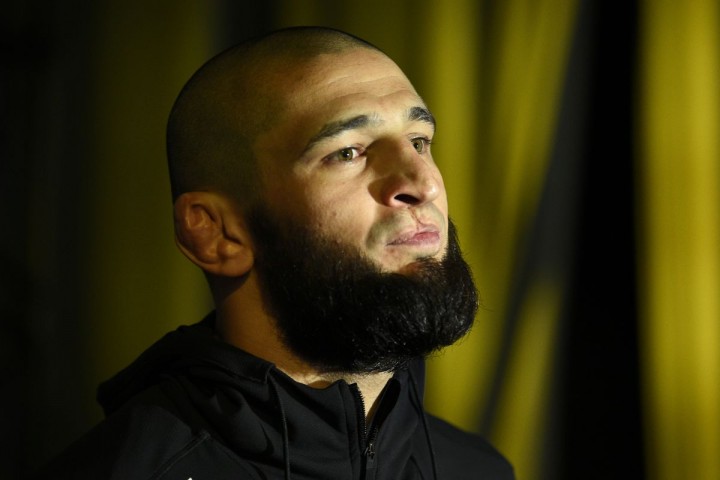 Potret Petarung Muslim UFC Khamzat Chimaev . (MMA Fightting)
