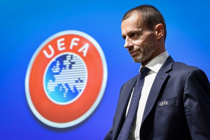 Potret Presiden UEFA. (Kompas.Bola.com/Foto)