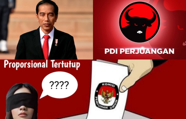 Pemerintah Tolak Pergantian Sistem Pemilu, 8 Fraksi DPR Ucapkan Terimakasih Ke Jokowi Kecuali PDIP