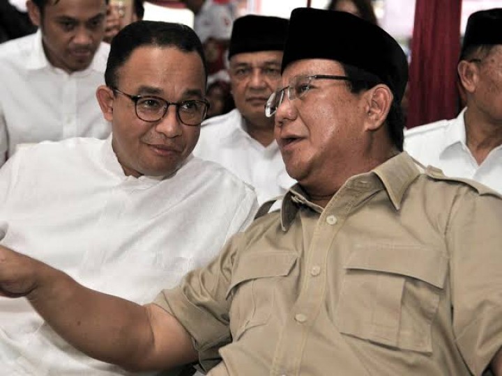 Ketum Gerindra Prabowo Subianto dan Anies Baswedan. Sumber: liputan6.com