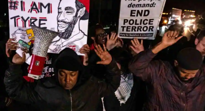 Protes pecah di seluruh AS usai polisi merilis video penyerangan Tyre Nichols /AFP