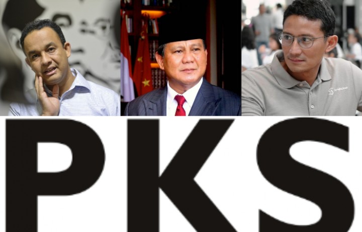 PKS tak ingin ikut campur soal perjanjian antara Anies (kiri) dengan Prabowo (tengah) yang diungkapkan oleh Sandiaga Uno (kanan) 