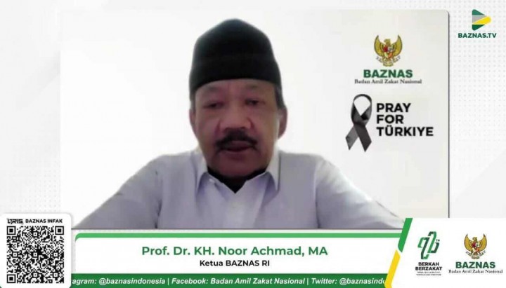 Potret Ketua Baznas Indonesia, Prof.Dr. KH. Noor Achmad, MA. (Baznas/Foto)