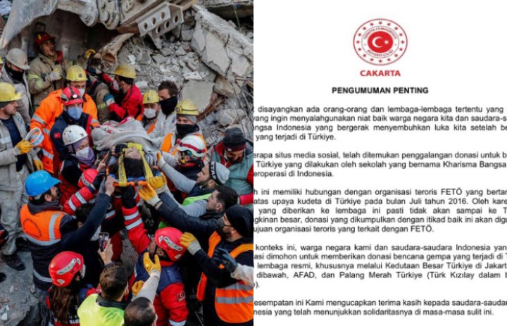 Kedubes Turki minta tak salurkan bantuan gempa lewat Sekolah Kharisma Bangsa Peduli 