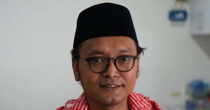 politisi Partai Solidaritas Indonesia, Guntur Romli. Sumber: tirto.id