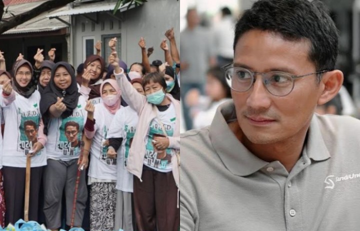 Sandiaga Uno Dapat Dukungan dari Emak-emak Cirebon untuk Maju Pilpres 2024