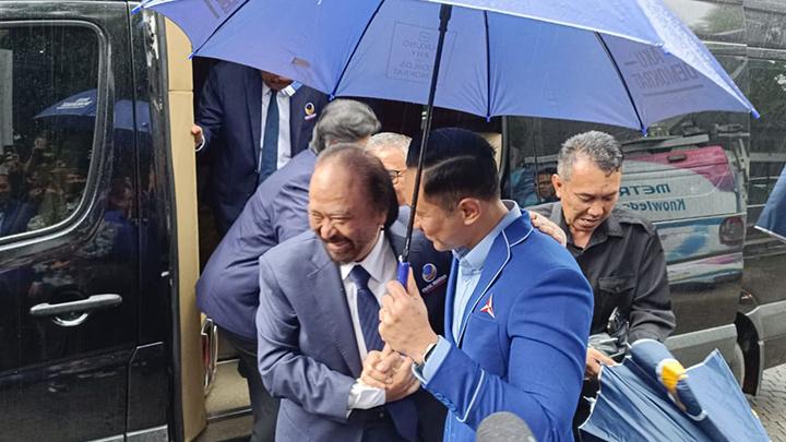 Ketua Umum Partai Nasdem, Surya Paloh membeberkan kunjungan selanjutnya usai menginjakkan kaki ke markas DPP Partai Demokrat. Sumber: tempo.co