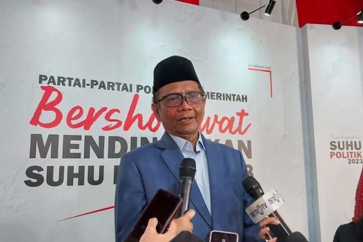 Mahfud MD ingatkan semua pihak untuk menghindari politik identitas di Indonesia. Sumber: kompas.com