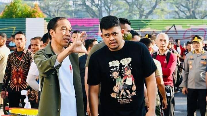 Jokowi dan Bobby Nasution