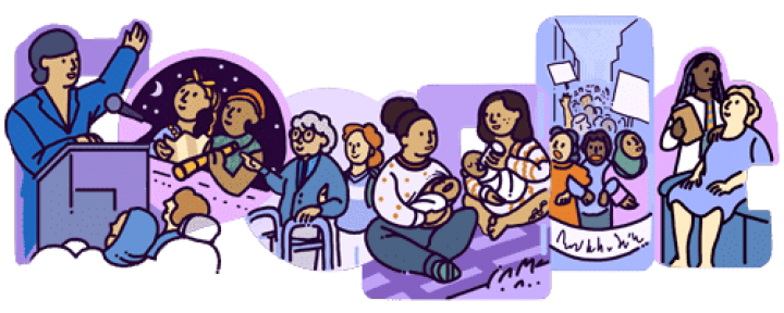 Potret Doodle Google Hari Perempuan Internasional. (Google)