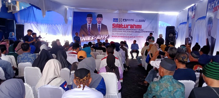 27 simpul relawan Anies di Riau Deklarasikan AHY sebagai wapres 