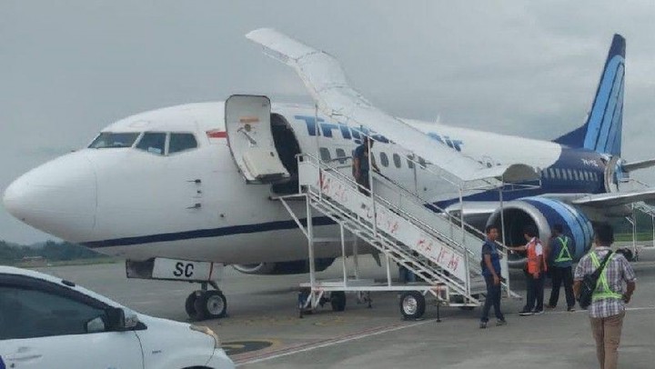 Pesawat Trigana Air Ditembah 9 Kali di Papua, 7 Pelaku Ditangkap. (detik.com/Foto)