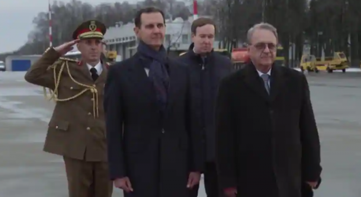 Presiden Suriah, Bashar al-Assad telah tiba di Moskow Rusia untuk menemui Putin /Reuters