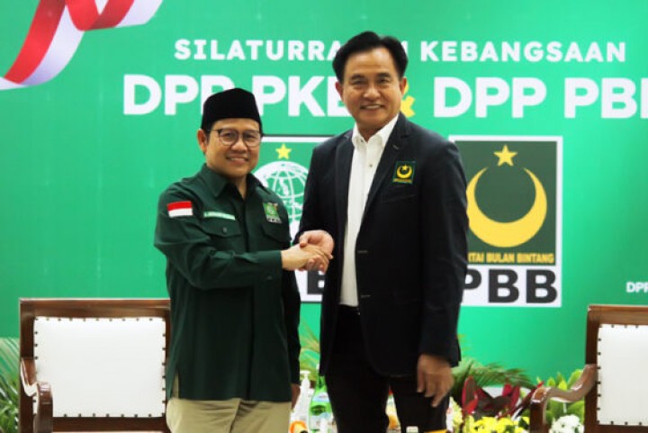 Ketua Umum PKB Muhaimin Iskandar alias Cak Imin membicarakan koalisi yang dibentuk Golkar, PPP dan PAN atau Koalisi Indonesia Bersatu (KIB). Sumber: jawapos