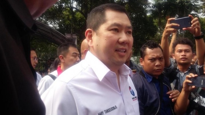 Ketua Umum Partai Perindo Hary Tanoesoedibjo mengaku akan bertarung dalam kontestasi pemilihan calon legislatif (Pileg) 2024. Sumber: detik finance