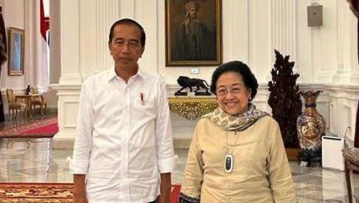 Di Balik Pertemuan Tertutup 3 Jam Antara Megawati dan Jokowi di Istana Merdeka. (detik.com/Foto)