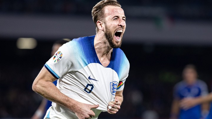 Man of the Match Italia vs Inggris di Kualifikasi Euro 2024: Harry Kane. (Goal.com/Foto)