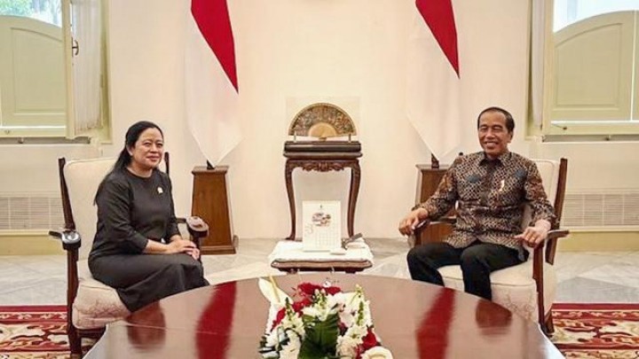 Puan Maharani Dinilai Minta Dukungan ke Jokowi untuk Maju di Pilpres 2024. (Twitter/Foto)