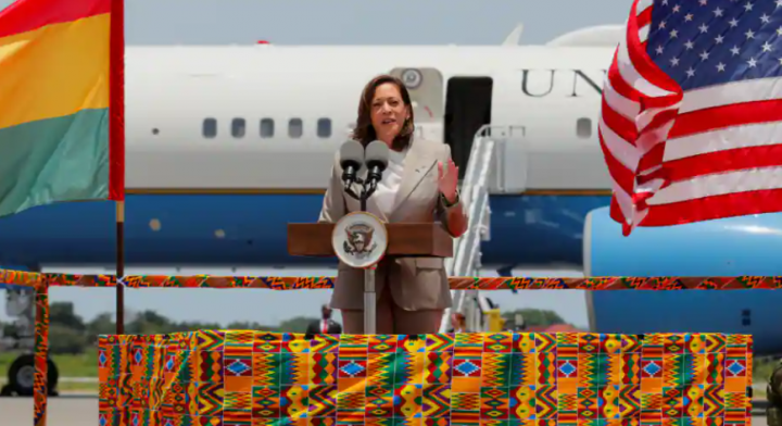 Wakil Presiden AS, Kamal Harris kunjungi Ghana, janjikan investasi lebih besar untuk Afrika /Reuters