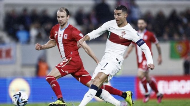 Man of the Match Luksemburg vs Portugal: Cristiano Ronaldo. (Twitter/Foto)