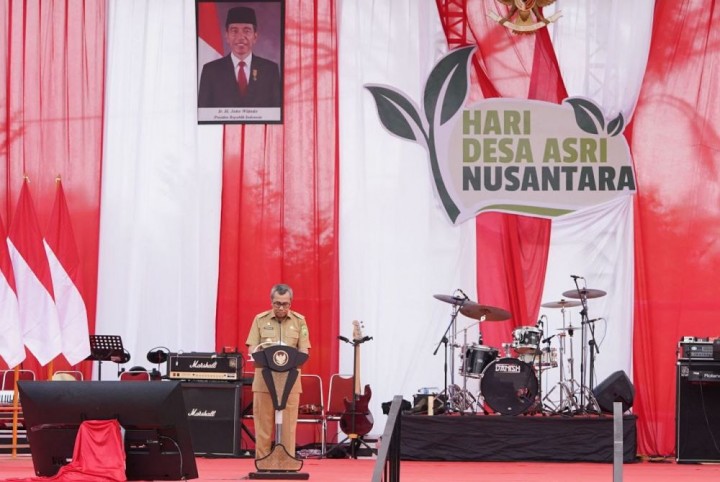 Gubri Syamsuar di peringatan Hari Desa Asri Nusantara 2023