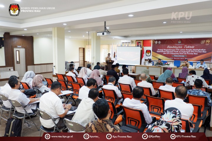 Tingkatkan Keterbukaan Informasi, KPU Riau Gelar Bimtek Startegi Pengembangan PPID 
