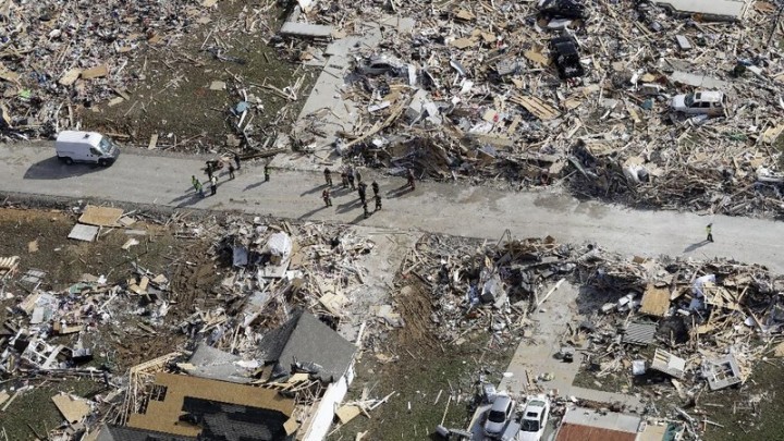 Badai dan Tornado Tewaskan 32 Orang di Amerika Serikat. (CNBCIndonesia/Foto)
